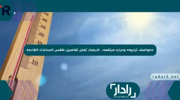 «عواصف ترابية» وحرارة مرتفعة.. الأرصاد تعلن تفاصيل طقس الساعات القادمة